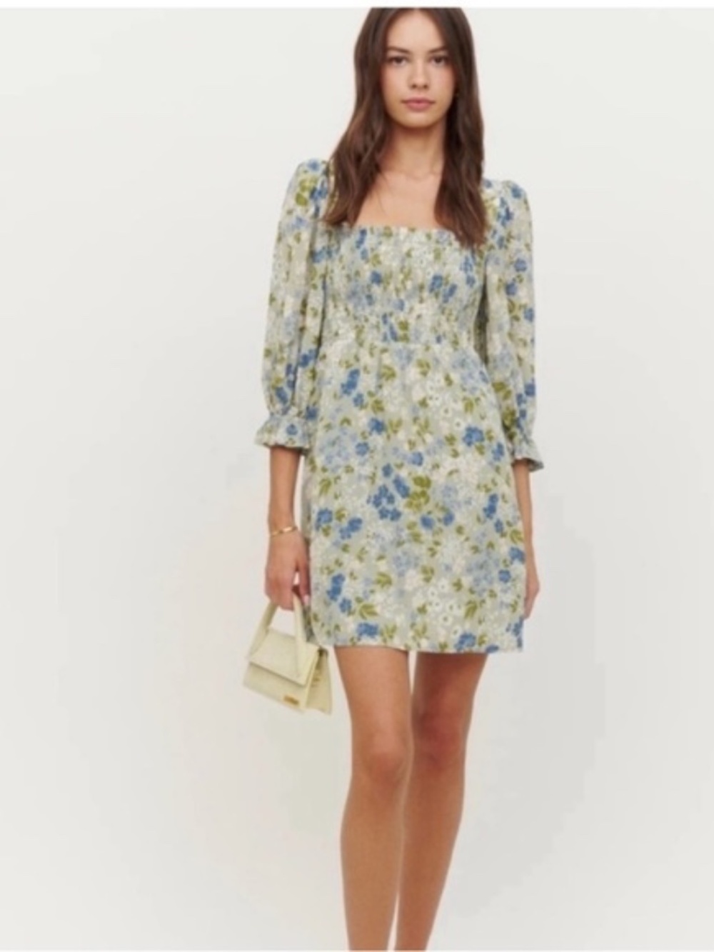 Reformation Zaria Dress in Amie Floral Print